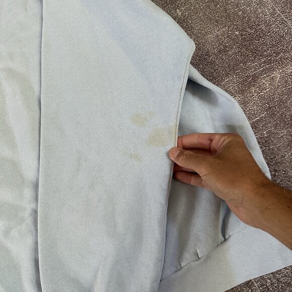 Men's Vintage 90's North Carolina Tar Heels Powder Blue Crewneck Sweatshirt Sz L - Picture 5 of 5